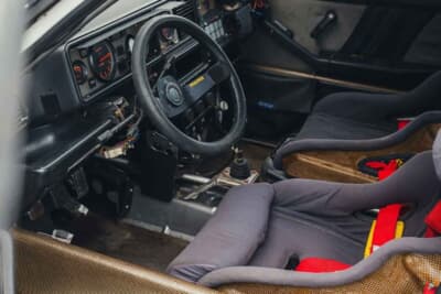 27万250ユーロ(邦貨換算約4760万円)で落札されたランチア「デルタHF インテグラーレ 8V マルティーニ ランチア ワークス サファリ Gr.A」(C)Courtesy of Broad Arrow