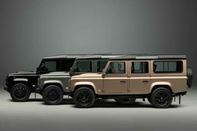 クラシック・ディフェンダーV8：レストア＆モディファイプログラムでディフェンダーOCTA専用の５色のカラーを選べる