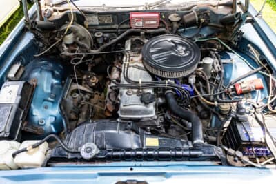 トヨタ クラウンバン スーパーデラックス：基本的にエンジン内部はノーマルだ