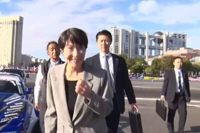 高市早苗首相は2025年初頭に、D1グランプリ最終戦・東京台場に来賓として姿を見せた