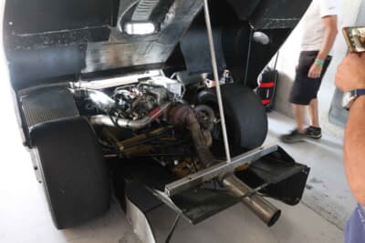 ランチア LC1:ベータ モンテカルロ ターボから継承した1.4L直4ターボを縦置きに搭載