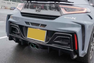 ホンダ S660 モデューロX バージョンZ：モデューロXの造形にバックヤードスペシャルのパーツを組み合わせ、独自のスタイルを構築した