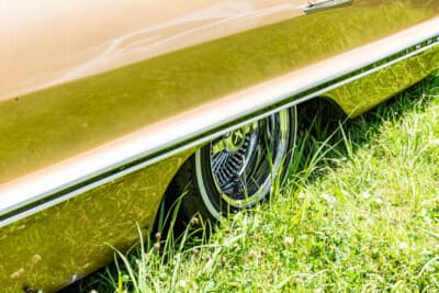 シボレー インパラ：足まわりはハイドロ（油圧式サスペンション）仕様となっている