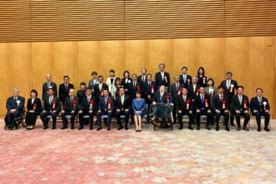 令和7年度バリアフリー・ユニバーサルデザイン推進功労者表彰式で受賞者の皆さん