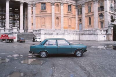 広報用のクルマとして貸し出してくれたフィアット 131ディーゼル