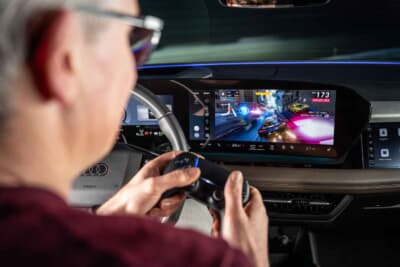 アウディ:EVでは仮眠向けのPower Napを追加で、インカーゲームの充実も図られ車内でゲームなども楽しめる