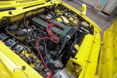 いすゞ117クーペ:エンジンはXEのため電子制御DOHCエンジンが搭載されている