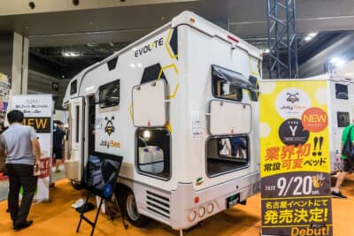 JOLY BEE:NUTSでラインアップされるキャブコンのなかで、もっとも小さいボディサイズとなる