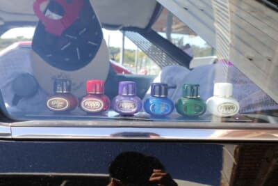 トヨタ ソアラ：“かえでまん”さんのこだわりはこんなところにも。芳香剤はポピーしか使わない主義だ