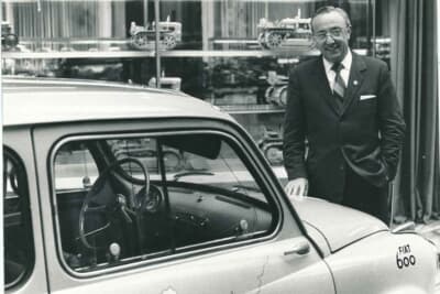 当時の博物館館長。お名前を失念してしまったが、素晴らしい試乗体験を提案してくれた