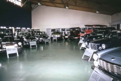 ボルボ ミュージアムの館内風景