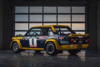 32万ユーロ〜38万ユーロ（邦貨換算約5620万円〜約6670万円）で現在も販売中のフィアット「131アバルト ラリー」（C）Courtesy of Broad Arrow