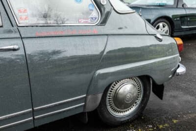 サーブ 96:子供のころのかっこいいクルマのイメージを具現化したようなデザインがお気に入りだとか