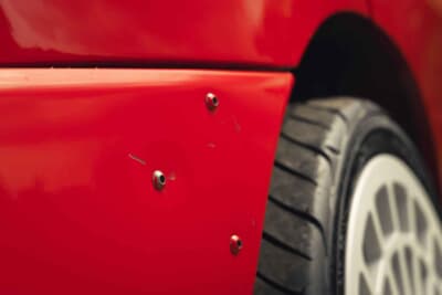 14万9500ユーロ（邦貨換算約2670万円）で落札されたランチア「デルタHFインテグラーレ ムレット・ストラダーレ」（C）Bonhams