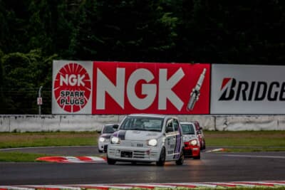 レンタル車両からマイカーにスイッチし、タイムと順位を上げてきた岡部。今回の失格は残念だが、最終戦で捲土重来を果たしたいところ