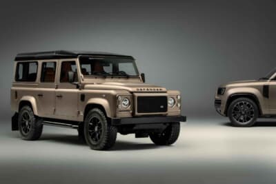 クラシック・ディフェンダーV8：OCTA専用カラーのペトラ・カッパー