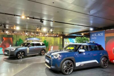 MINIも大きくなりましたね。高さ制限で私が借りているガレージには、残念ながら入りません