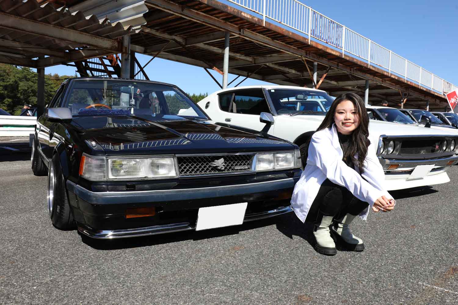 l*5様 トヨタ 黒 車両 前後損傷あり *日本語が理解出来ない方は購入しないで 彼女の愛車は初代トヨタ「ソアラ」!? 22歳女子が仕上げたマニアも唸る