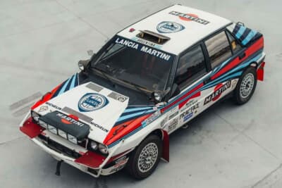 27万250ユーロ(邦貨換算約4760万円)で落札されたランチア「デルタHF インテグラーレ 8V マルティーニ ランチア ワークス サファリ Gr.A」(C)Courtesy of Broad Arrow