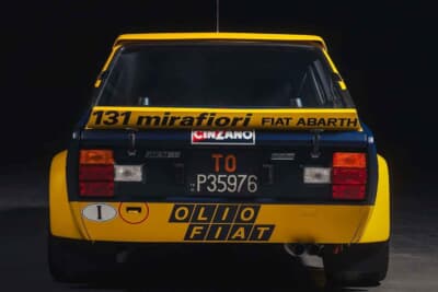 32万ユーロ〜38万ユーロ（邦貨換算約5620万円〜約6670万円）で現在も販売中のフィアット「131アバルト ラリー」（C）Courtesy of Broad Arrow