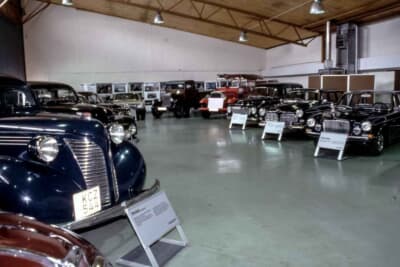 ボルボ ミュージアムの館内風景