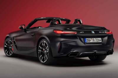 BMW Z4 Final Edition：ソフトトップは光沢感の高いムーンライト・ブラックを採用