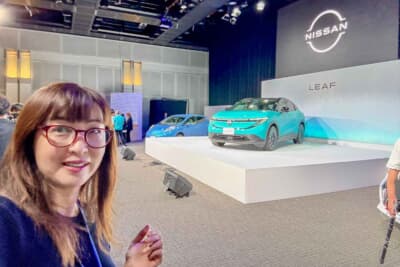 日産 リーフ:落語家の柳亭小痴楽師匠による落語を通じて、日産の歴史やEVの特徴、インフラへの不安などを夫婦の会話で表現するという、日本らしくてユニークな試みでしたの