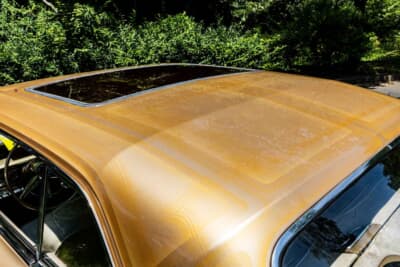 シボレー インパラ：アメリカのカスタムペインターによるルーフのグラフィック