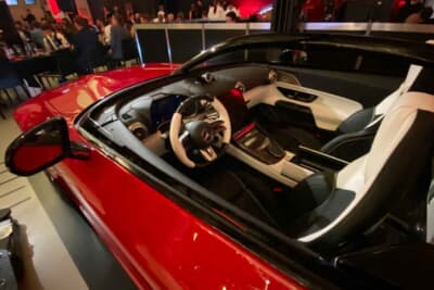 パーティ会場には様々なAMGが展示されていました