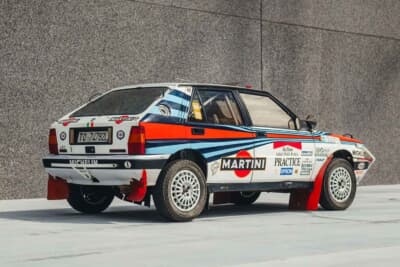 27万250ユーロ(邦貨換算約4760万円)で落札されたランチア「デルタHF インテグラーレ 8V マルティーニ ランチア ワークス サファリ Gr.A」(C)Courtesy of Broad Arrow