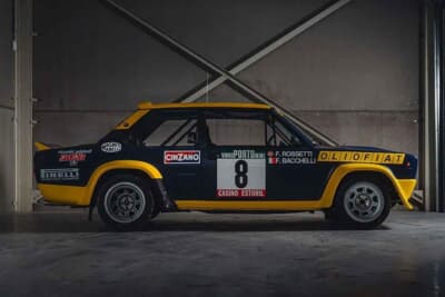 32万ユーロ〜38万ユーロ（邦貨換算約5620万円〜約6670万円）で現在も販売中のフィアット「131アバルト ラリー」（C）Courtesy of Broad Arrow