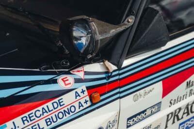 27万250ユーロ(邦貨換算約4760万円)で落札されたランチア「デルタHF インテグラーレ 8V マルティーニ ランチア ワークス サファリ Gr.A」(C)Courtesy of Broad Arrow