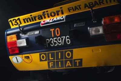 32万ユーロ〜38万ユーロ（邦貨換算約5620万円〜約6670万円）で現在も販売中のフィアット「131アバルト ラリー」（C）Courtesy of Broad Arrow