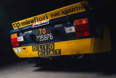 32万ユーロ〜38万ユーロ（邦貨換算約5620万円〜約6670万円）で現在も販売中のフィアット「131アバルト ラリー」（C）Courtesy of Broad Arrow