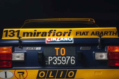 32万ユーロ〜38万ユーロ（邦貨換算約5620万円〜約6670万円）で現在も販売中のフィアット「131アバルト ラリー」（C）Courtesy of Broad Arrow