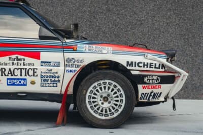 27万250ユーロ(邦貨換算約4760万円)で落札されたランチア「デルタHF インテグラーレ 8V マルティーニ ランチア ワークス サファリ Gr.A」(C)Courtesy of Broad Arrow