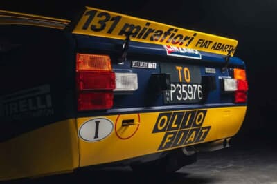 32万ユーロ〜38万ユーロ（邦貨換算約5620万円〜約6670万円）で現在も販売中のフィアット「131アバルト ラリー」（C）Courtesy of Broad Arrow