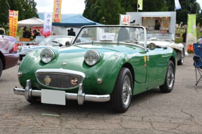 オースチン ヒーレー スプライトMk.I：「糸魚川クラシックカークラブのメンバーがこのカニ目を手放すというので、それを譲ってもらったんです。今から12年ほど前のことです」