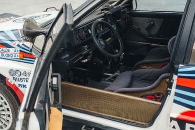 27万250ユーロ(邦貨換算約4760万円)で落札されたランチア「デルタHF インテグラーレ 8V マルティーニ ランチア ワークス サファリ Gr.A」(C)Courtesy of Broad Arrow