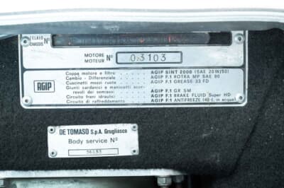 11万5000ユーロ（邦貨換算約2040万円）で落札されたデ・トマソ「パンテーラ」（C）Bonhams