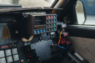 27万250ユーロ(邦貨換算約4760万円)で落札されたランチア「デルタHF インテグラーレ 8V マルティーニ ランチア ワークス サファリ Gr.A」(C)Courtesy of Broad Arrow