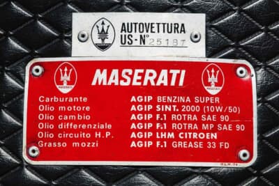 16万1000ユーロ（邦貨換算約2830万円）で落札されたマセラティ「カムシン」（C）Courtesy of Broad Arrow