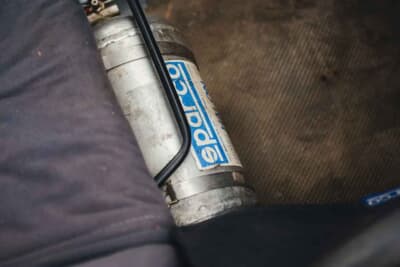 27万250ユーロ(邦貨換算約4760万円)で落札されたランチア「デルタHF インテグラーレ 8V マルティーニ ランチア ワークス サファリ Gr.A」(C)Courtesy of Broad Arrow