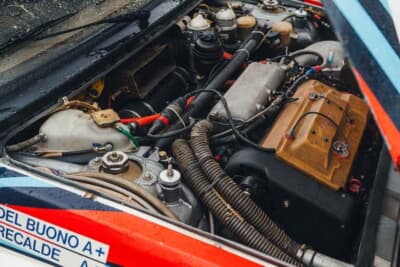 27万250ユーロ(邦貨換算約4760万円)で落札されたランチア「デルタHF インテグラーレ 8V マルティーニ ランチア ワークス サファリ Gr.A」(C)Courtesy of Broad Arrow