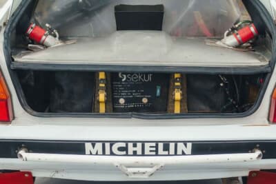 27万250ユーロ(邦貨換算約4760万円)で落札されたランチア「デルタHF インテグラーレ 8V マルティーニ ランチア ワークス サファリ Gr.A」(C)Courtesy of Broad Arrow