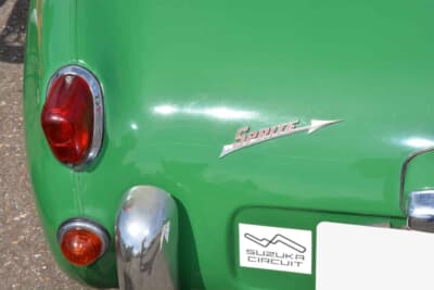 オースチン ヒーレー スプライトMk.I：エンブレムはシンプルなものが装着されている