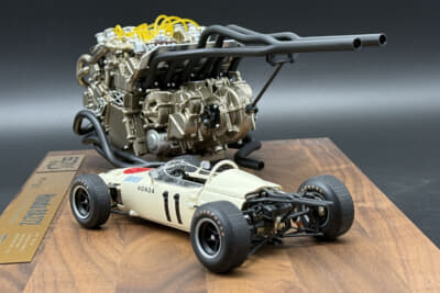 Honda RA272 First Victory Memorial Set:RA272は1.5L V12DOHCエンジンを横置き搭載する