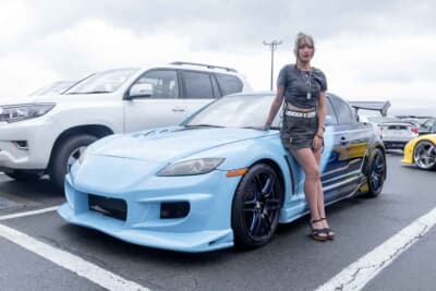 2003年式マツダRX-8とオーナーの“Misa”さん