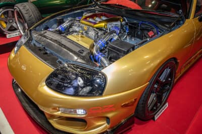 トップシークレット80スープラ：R35GT-RのVR38DETTエンジンを搭載