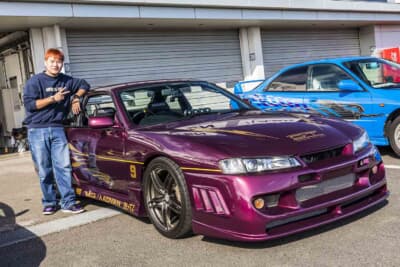 1996年式の日産 S14型 シルビアとオーナーの“そっティー”さん
